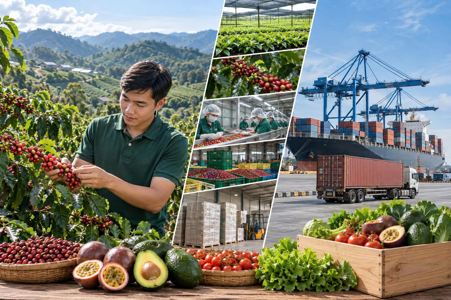 Từ vùng trồng cao nguyên đến chuỗi cung ứng toàn cầu