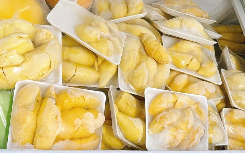 Múi sầu riêng cấp đông